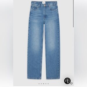 🏷️ANINE BING GAVIN LONG JEAN - ATLANTIC BLUE 30”